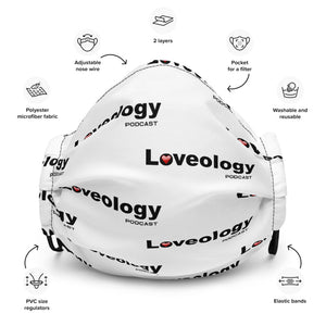 Premium Loveology Podcast Face mask