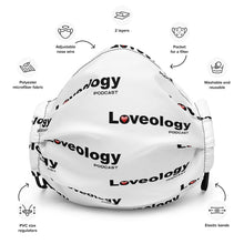 Load image into Gallery viewer, Premium Loveology Podcast Face mask